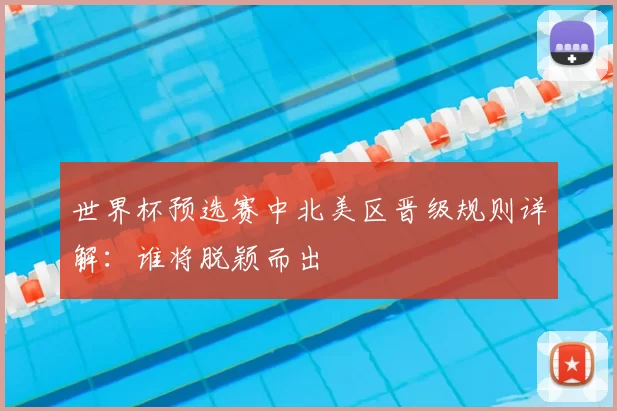 世界杯预选赛中北美区晋级规则详解:谁将脱颖而出