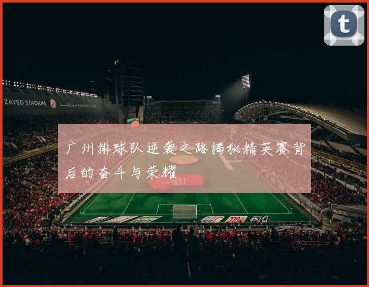 广州排球队逆袭之路揭秘精英赛背后的奋斗与荣耀